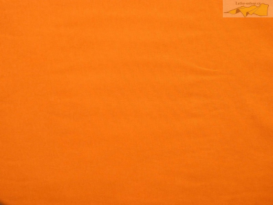 oranžový bavlněný úplet felpa