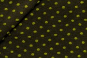 kabátovka vařená vlna khaki zelená zelené puntíky