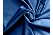 polyesterový samet tmavě modrý