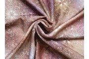 Hedvábí - hedvábná šatovka 2136 hvězdicový vzor