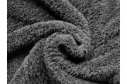 fleece sherpa černý