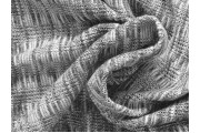 bavlněná pletenina 2101 šedá melanž