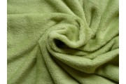 flanel fleece bledě zelený
