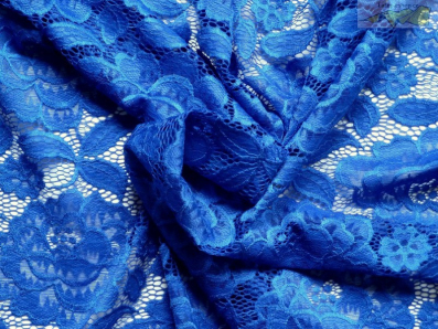 modrá elastická krajka alice
