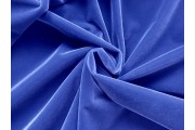 Samety - polyesterový samet královsky modrý