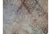 starorůžová hedvábná šatovka 2614 žakárový vzor