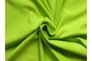 Úplety - bavlněný úplet felpa neonově zelený