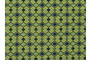 zelený viskózový úplet 2847 geometrický vzor