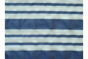 bílá šatovka 2862 s modrými proužky