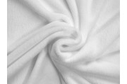 flanel fleece bílý