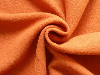 kabátovka vařená vlna oranžová