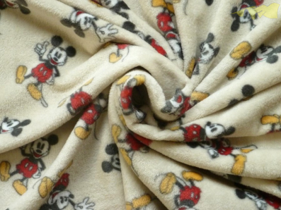coral fleece mickey mouse