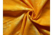 Bavlněné látky - šafránový mušelín 3001 batikovaný vzor