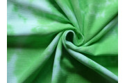 Bavlněné látky - zelený mušelín 6002 batikovaný vzor