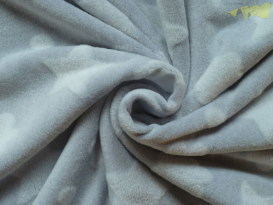 coral fleece baby šedý