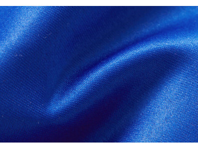 svatební satén modrý