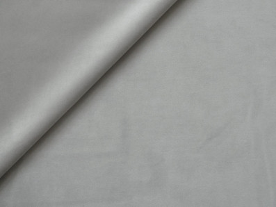 polyesterový samet stříbrný