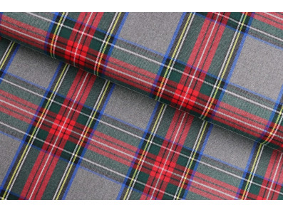 kostýmovka šedo zelená kostka