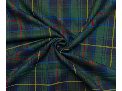 kostýmovka zelená skotská kostka