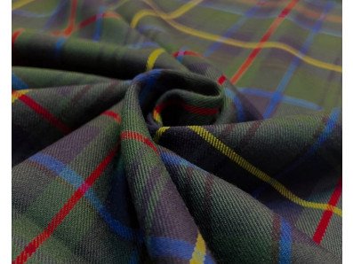 kostýmovka zelená skotská kostka