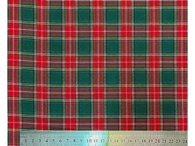 kostýmovka červeno zelená skotská kostka