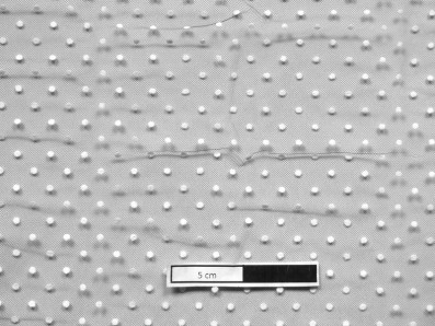 tyl černý - bílé puntíky