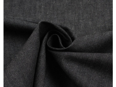 černá elastická džínovina 1000