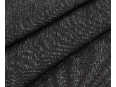 černá elastická džínovina 1000