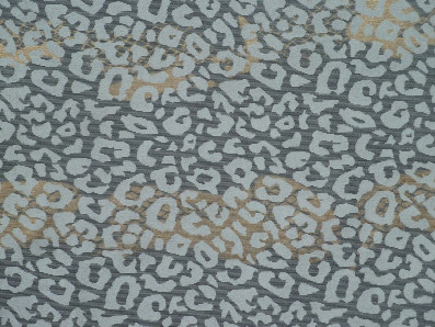 šedý elastický semiš 3326 zvířecí vzor