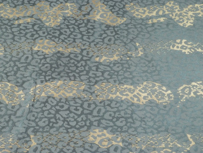 šedý elastický semiš 3326 zvířecí vzor