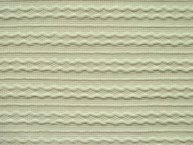 pletenina v krémové barvě 3333 s plastickým vzorem