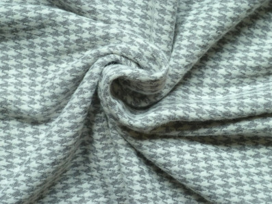 pletenina 3336 šedá kohoutí stopa