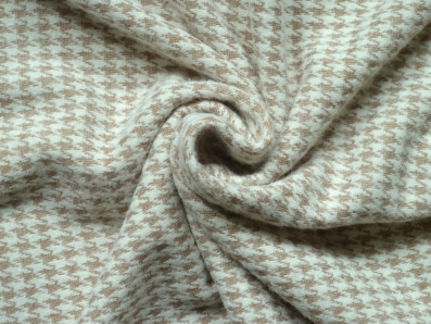 pletenina 3336 béžová kohoutí stopa