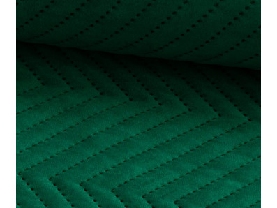 zelená sametová prošívaná látka Lucrezia