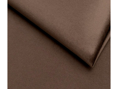 hnědá sametová potahová látka Petronila