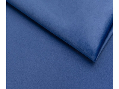 modrá sametová potahová látka Petronila