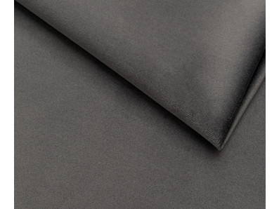 šedá sametová potahová látka Petronila