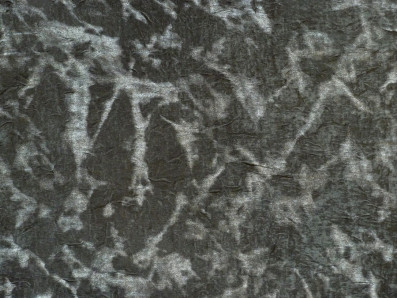 černá Seersucker látka 3331 stříbrný abstraktní vzor