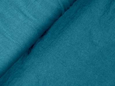 krešované hedvábí 3331 v petrolejové barvě