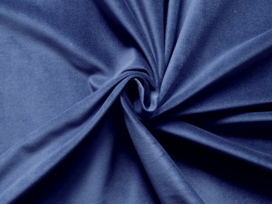 samet tmavě modrý