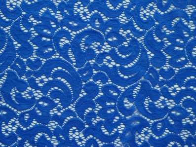 královsky modrá elastická krajka Verona
