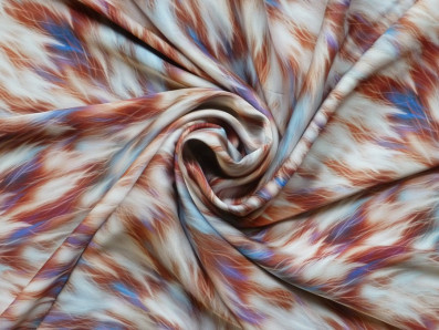 vínové hedvábí 3319 s kožešinovým efektem