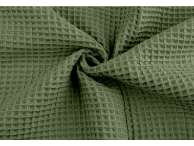 lahvově zelená vaflovina