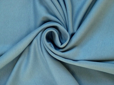 bavlněný úplet 3344 v barvě holubí modř