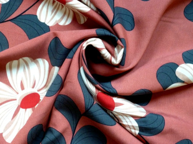 terakotová šatovka 2024 s květy