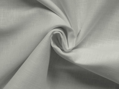 smetanová lněná šatovka 3422