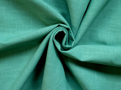 lněná šatovka 3423 v barvě zelená patina