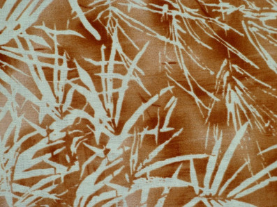 terakotová šatovka 3405 bambusový motiv