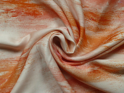 oranžová šatovka 3413 tahy štětcem