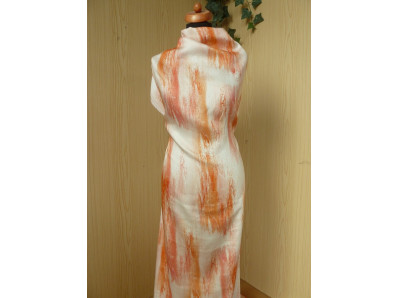 oranžová šatovka 3413 tahy štětcem